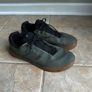 CrankBrothers Stamp Lace Mountain Bike Flat Shoes Green Camo/Gum​​